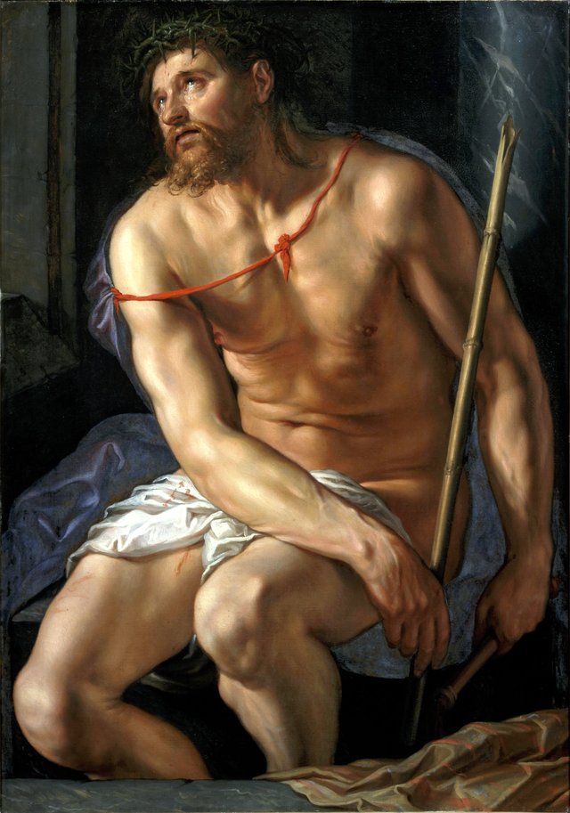 De rust van Christus by Hendrik Goltzius