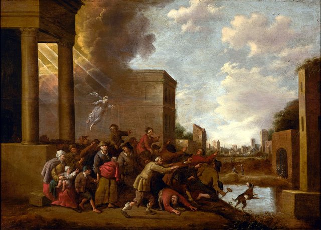The pool of Bethesda (John 5:1-18) by Joost Cornelisz Droochsloot