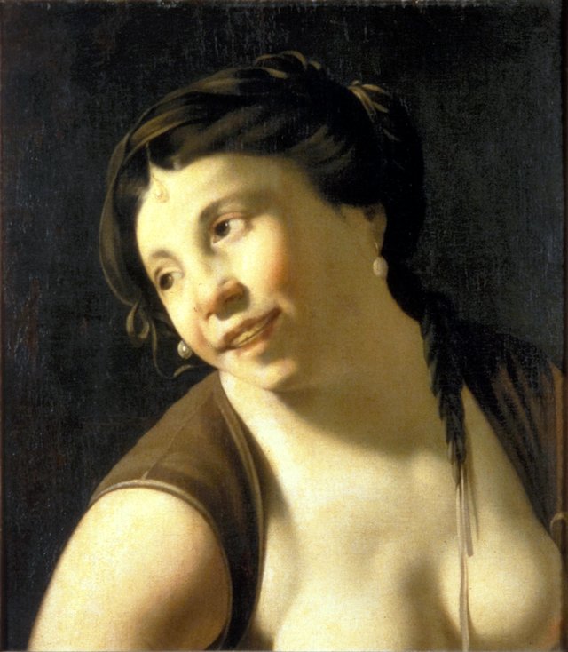 Smiling Girl by Hendrick ter Brugghen