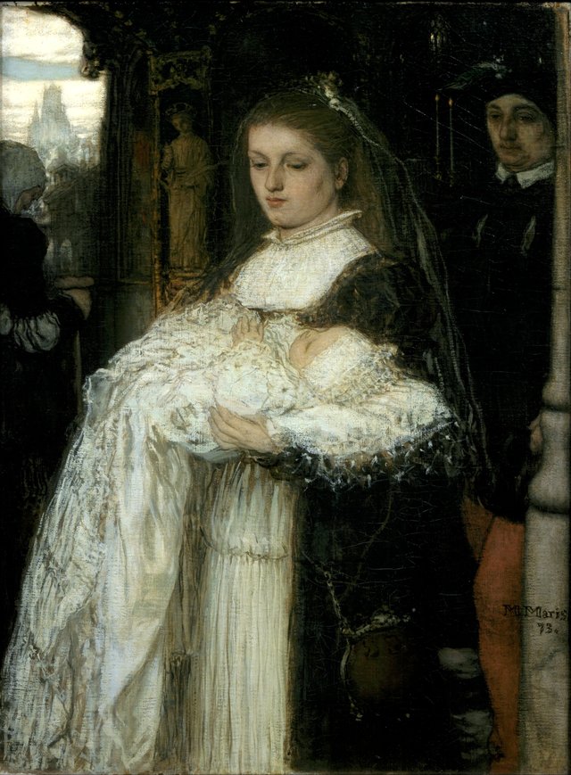 Christening Procession in Lausanne by Matthijs Maris
