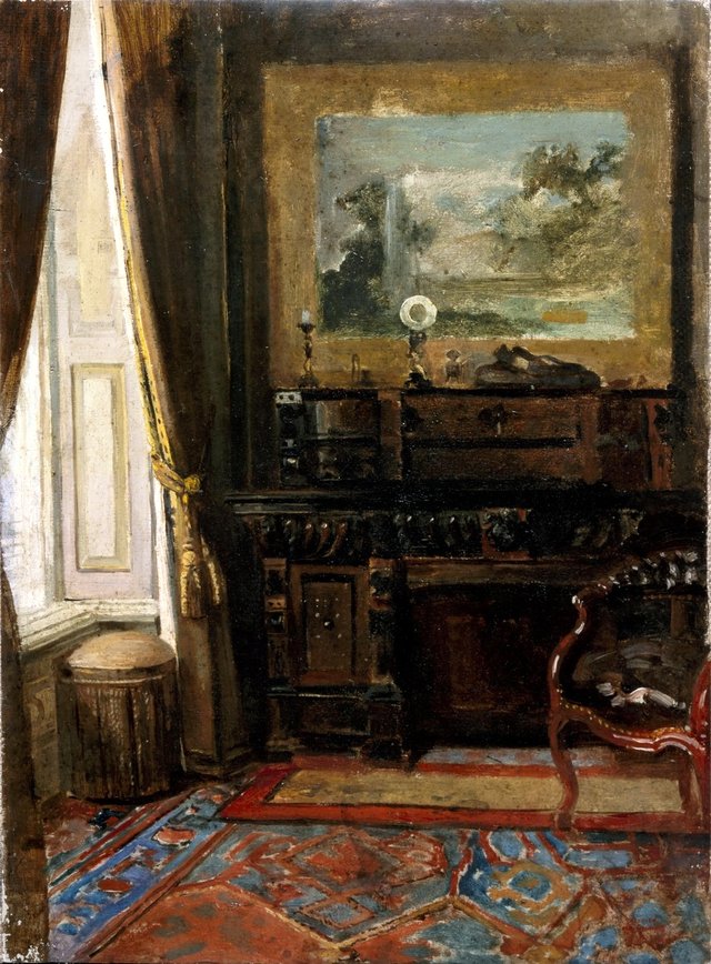 Interieur by Albert Neuhuys