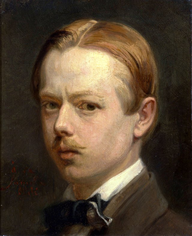 Self-portrait by August Allebé