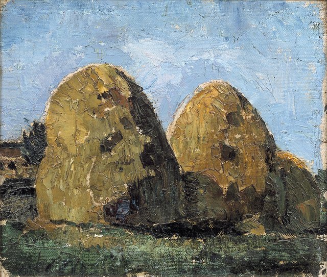 Haystacks by Theo van Doesburg
