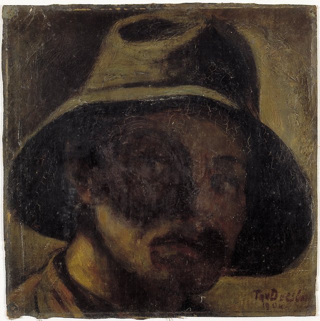 Workman head by Theo van Doesburg
