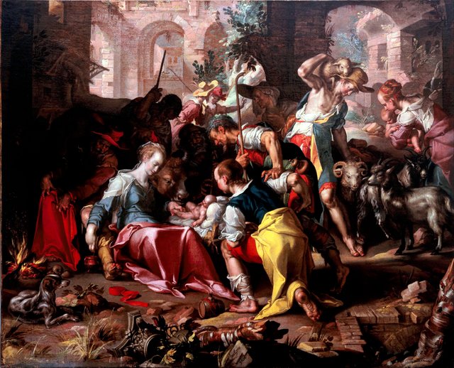 Adoration of the Shepherds by Joachim Wtewael