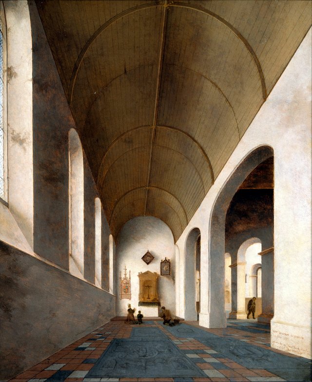 St Antoniuskapel in the St Janskerk, Utrecht by Pieter Jansz. Saenredam