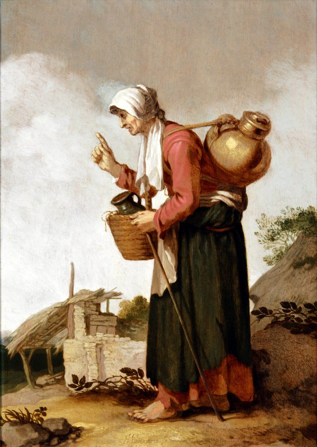 Boerin by Abraham Bloemaert