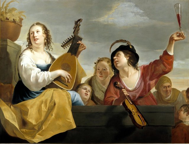 Musical company by Jan Gerritsz van Bronckhorst