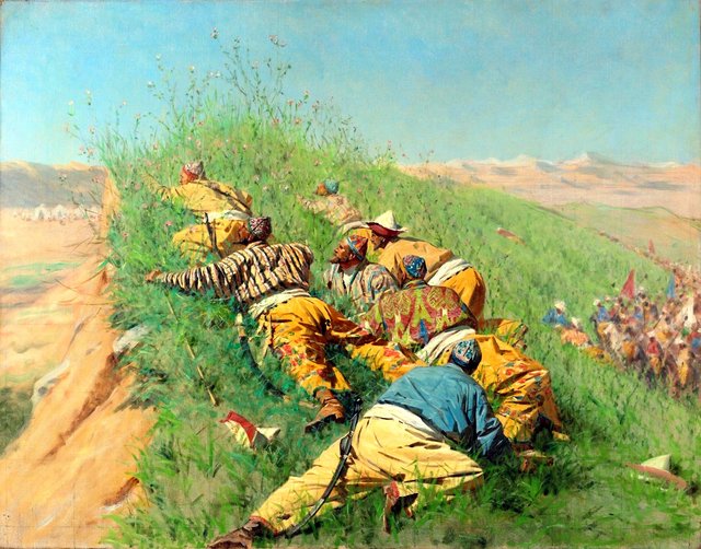 Spying out by Vasily Vereshchagin