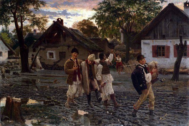 Happy Brothers by Uroš Predić