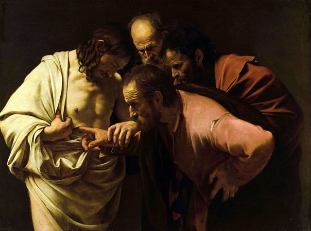 The Incredulity of Saint Thomas by Caravaggio