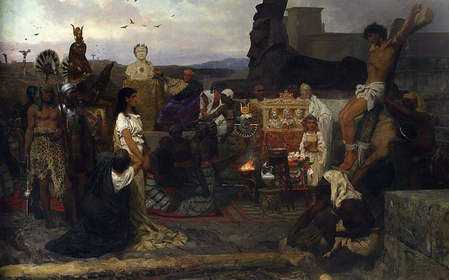 Martyrdom of Saints Timothy and Maura by Henryk Siemiradzki