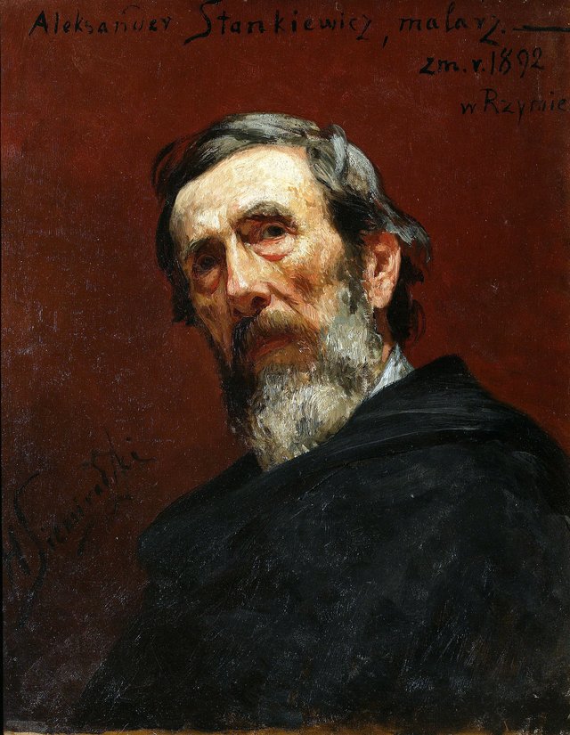 Portrait of Aleksander Stankiewicz by Henryk Siemiradzki