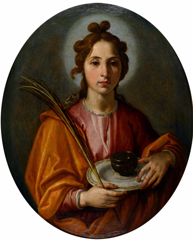 Saint Justa by Francisco Pacheco