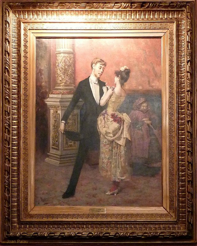 Saló de descans del teatre del Liceu by Francesc Masriera Manovens