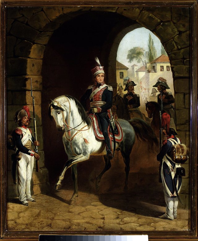 Entry of General Jan Henryk Dąbrowski into Rome. by January Suchodolski