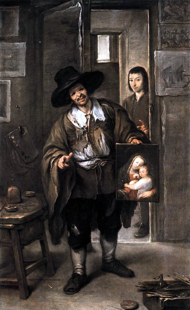 The Picture Merchant by José Antolínez