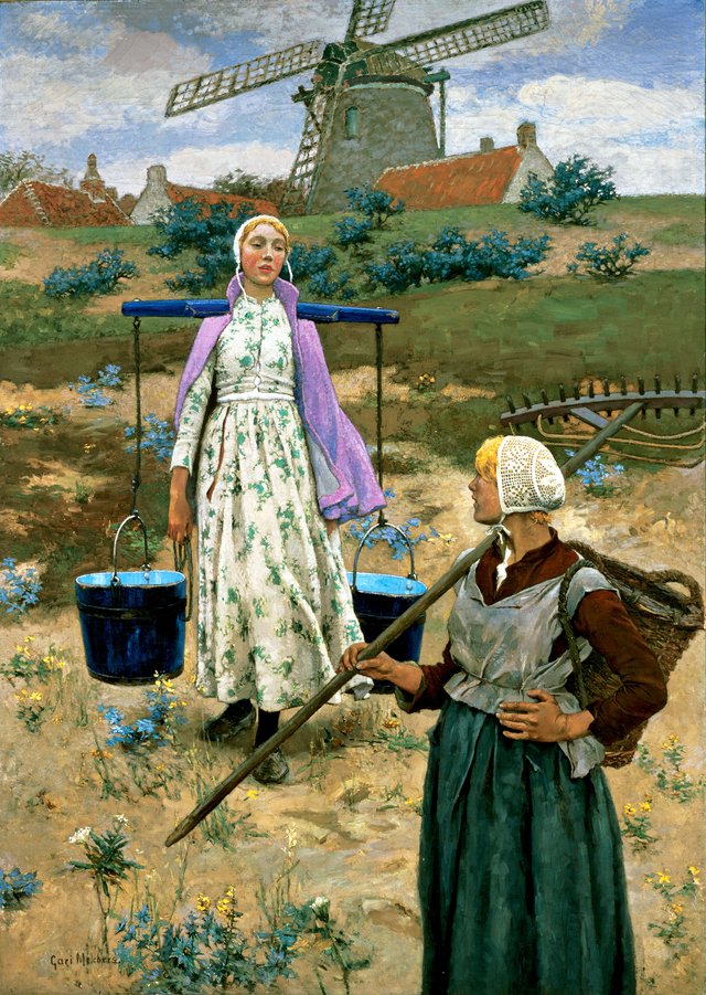 In Holland by Gari Melchers