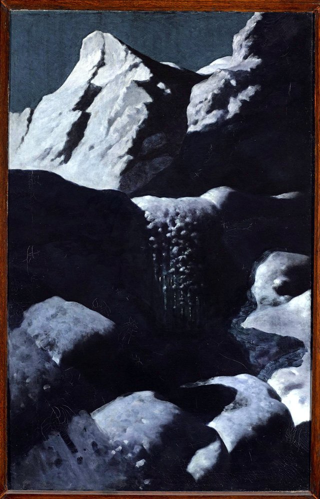 Winter landscape in the Tatra Mountains. by Stanisław Witkiewicz