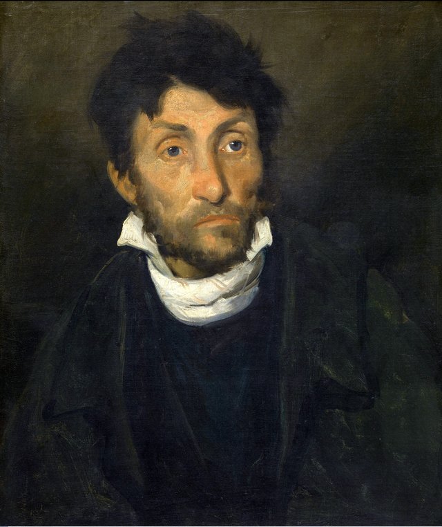 Portrait of a Kleptomaniac by Théodore Géricault