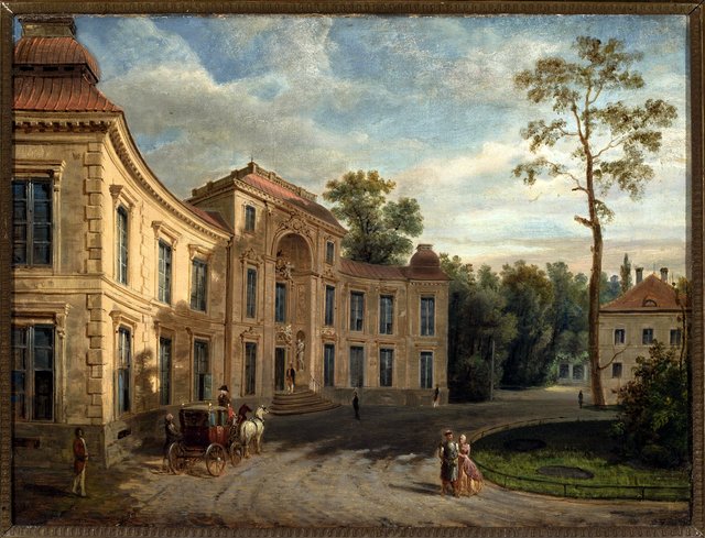 Myślewicki Palace in Warsaw. by Marcin Zaleski
