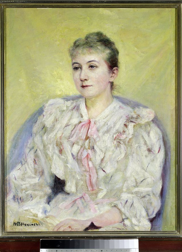 Portrait of a woman by Władysław Podkowiński