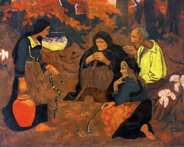 The snake eaters. by Paul Sérusier