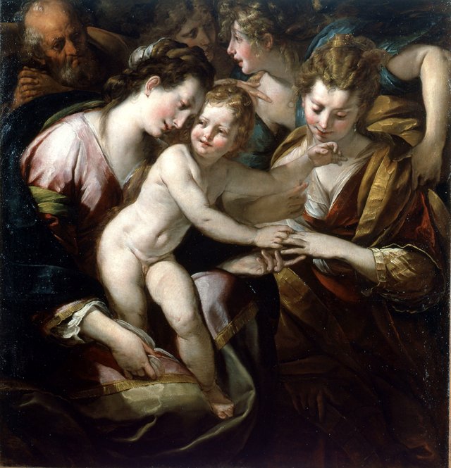 Mystic Marriage of Saint Catherine by Giulio Cesare Procaccini