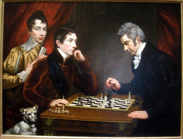Chess Players by James Northcote
