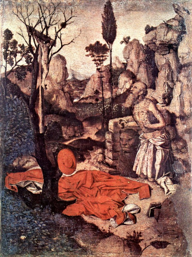 Saint Jerome Penitent by Antonello da Messina