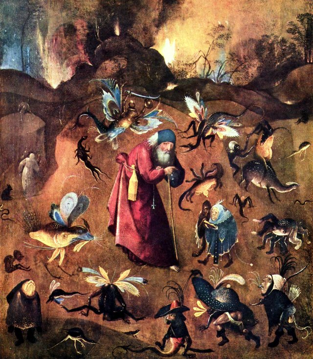 The Temptation of St Anthony by Hieronymus Bosch