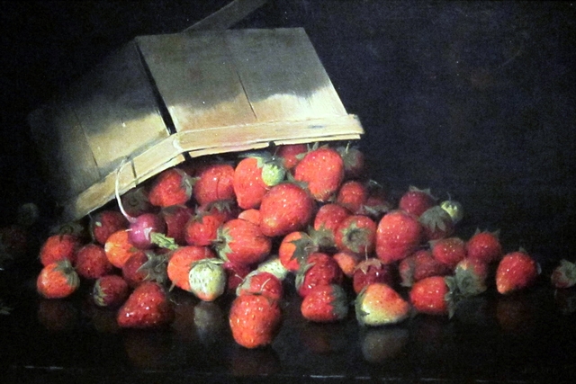 Strawberries in a Basket by Joseph Decker