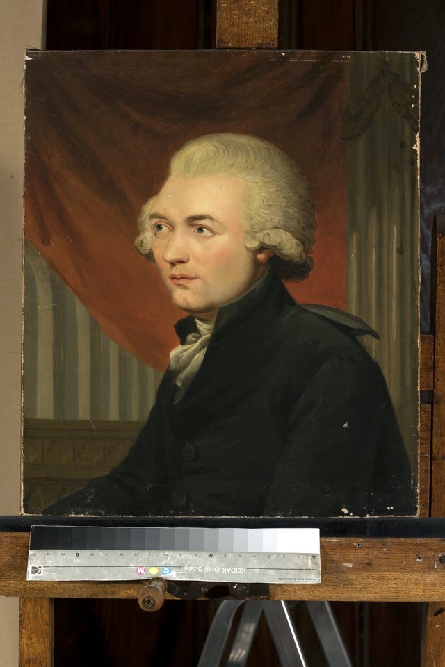 Portrait of Georg Joseph Vogler. by Carl Frederik von Breda