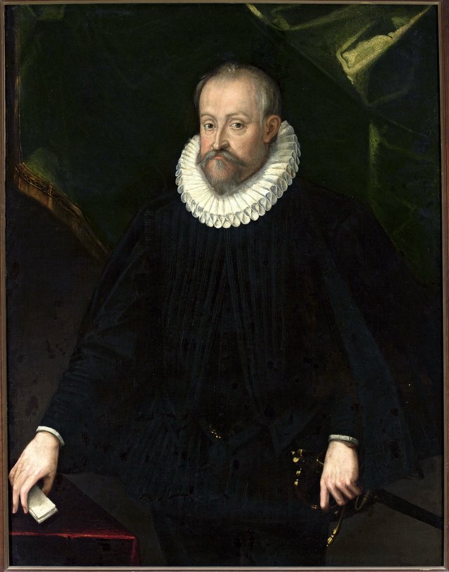 Portrait of a man by Hans von Aachen