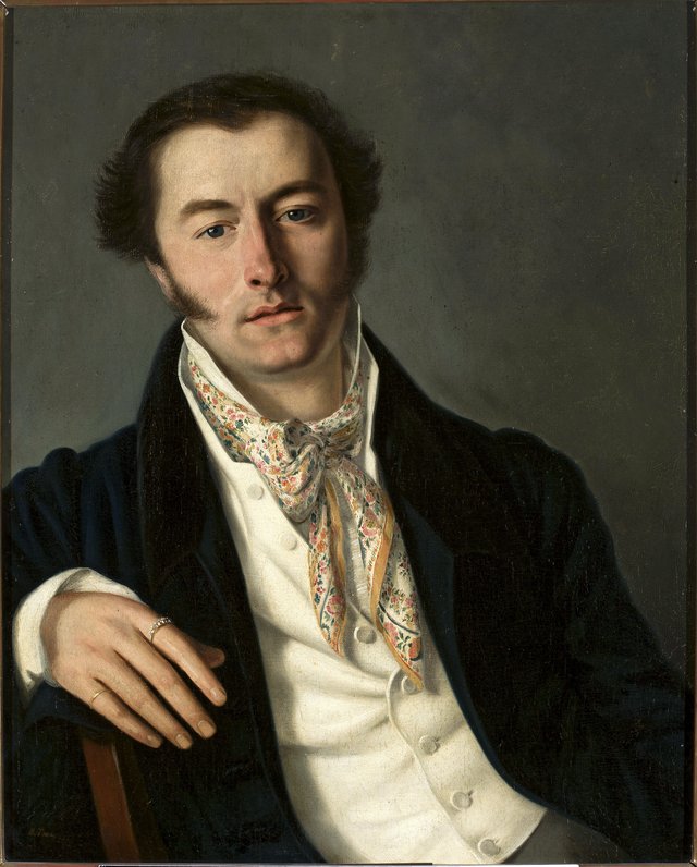Portrait of a man by Vasily Andreevich Tropinin