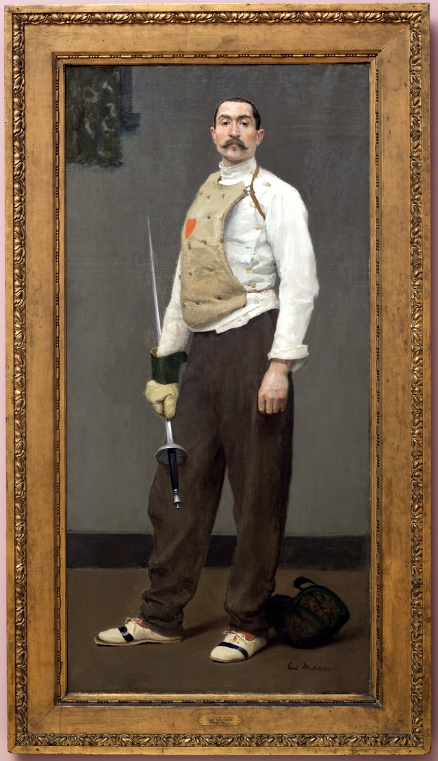 The Fencing Master by Gari Melchers