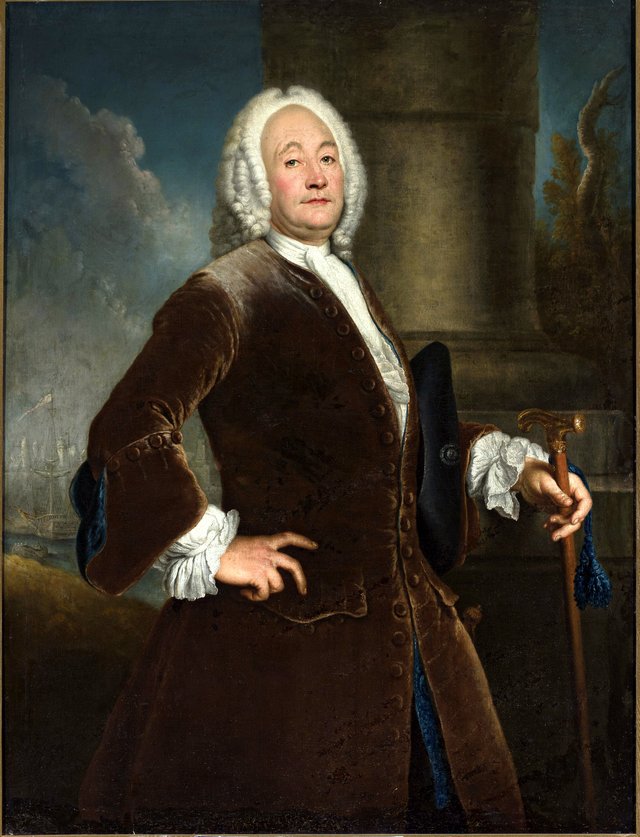 Portrait of Heinrich Voguell (1681–?) by Antoine Pesne