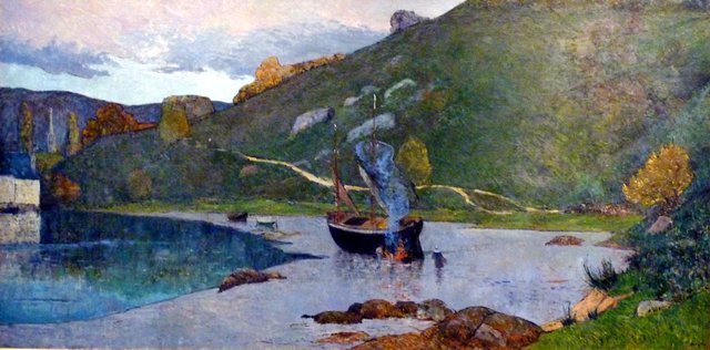 Vue du port de Pont-Aven by Maxime Maufra