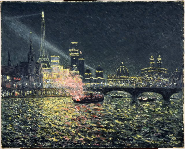 Nocturnal Fairy: 1900 Paris World's Fair by Maxime Maufra
