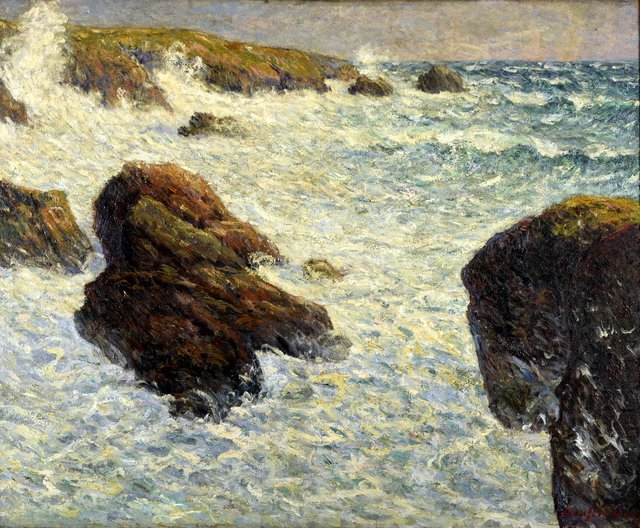 Storm in Quiberon by Maxime Maufra