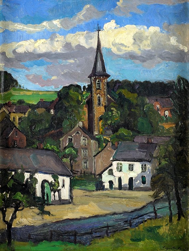 Village by Louis Anquetin