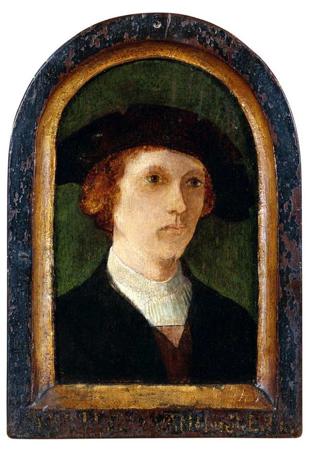Portrait of a man by Lucas van Leyden