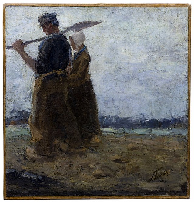 Huiswaartskeren by Jan Toorop