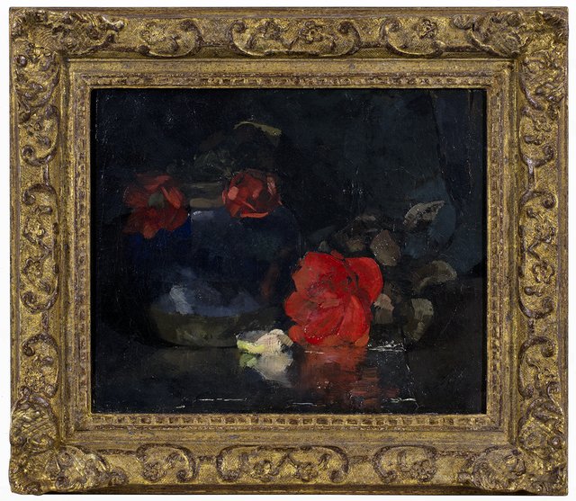 Stilleven met rozen by Jan Voerman