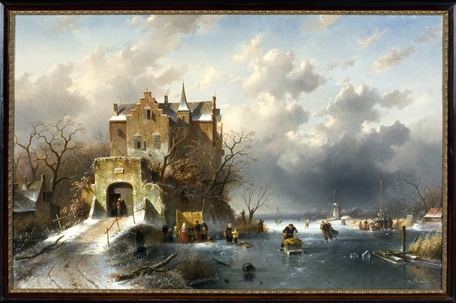 Wintergezicht by Charles Leickert