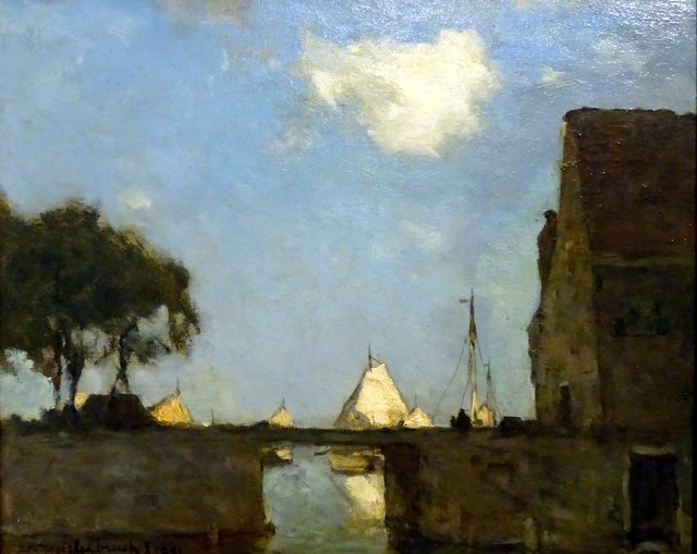 Te Noorden bij Nieuwkoop by Johan Hendrik Weissenbruch