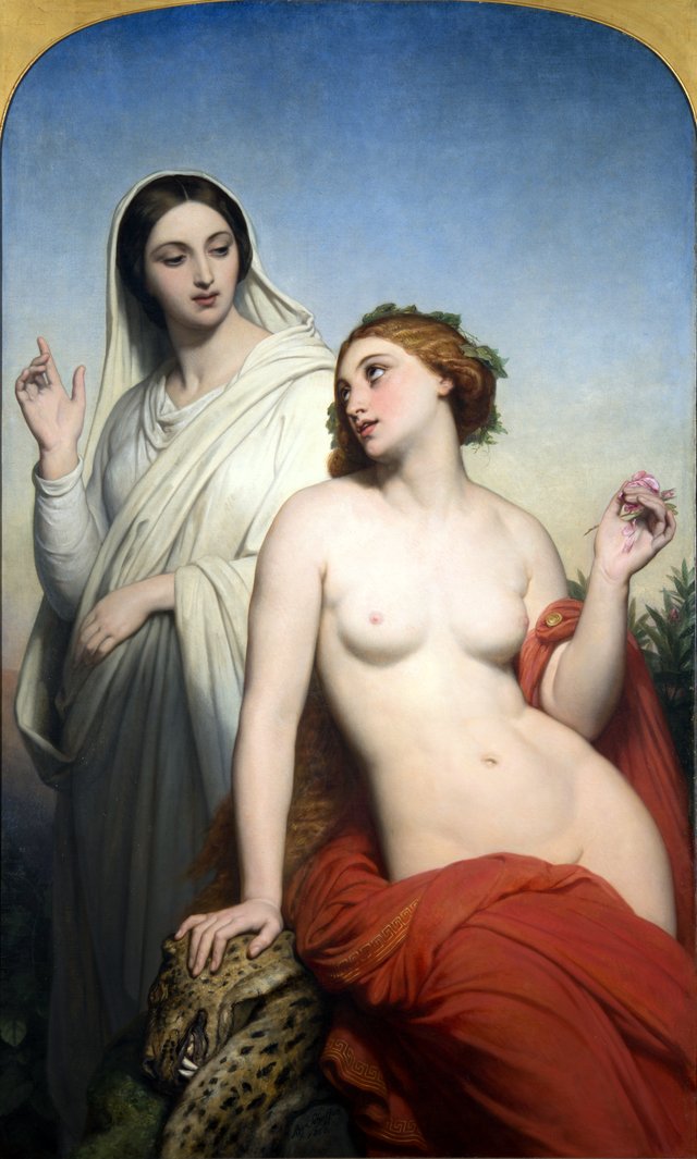Heavenly and Earthly Love by Ary Scheffer