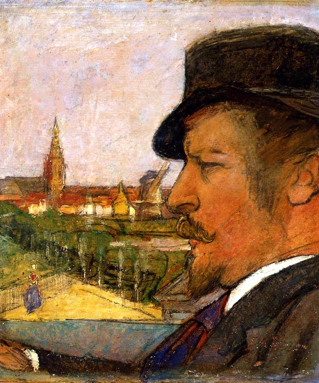 Portrait of Hidde Nijland by Jan Toorop