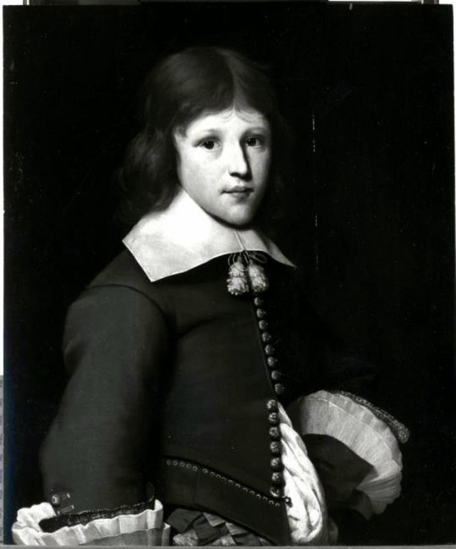 Portrait of a boy by Wybrand de Geest