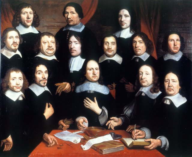 Mint masters of the Mint of Holland in Dordrecht by Samuel van Hoogstraten